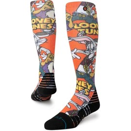Stance Looney Tunes Snow Socks Bugs Taz Tweety Cartoon Multi Patterned Ski Large