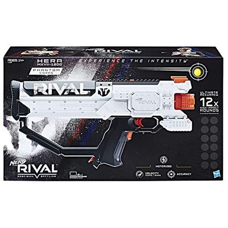 Nerf Rival Hera Mxvii 1200 White Combat Blaster