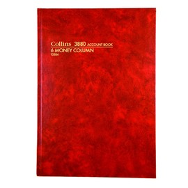 Collins 3880 Series 6 Money Column Account Book