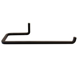 Marie Décor Blacksmith Handmade Wrought Iron Wall Mount Rustic Paper Towel Holder for Kitchen