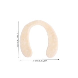 Vaguelly Bathroom Accessory Sturdy Toilet Auxiliary Ladder Warm Mat for Potty Training Soft Seat Cover Washable and Reusable