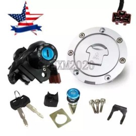 Unbranded Ignition Switch Fuel Gas Cap Seat Lock Set Fit For Honda CBR600RR 2007 2008 2009