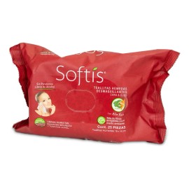 Toallitas Desmaquillantes Softis Aloe Vera 25 Piezas