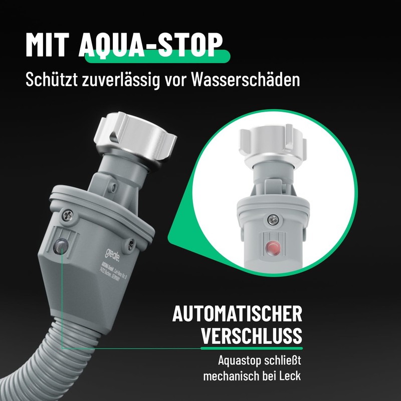 Greate Washing Machine Hose with Aquastop 1.5 m 3/4 Inch