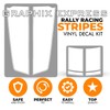 Avery WHITE - Camaro RACING STRIPES Rally Decal 2010-2015 Chevy