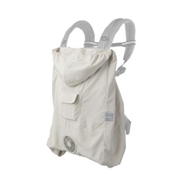 BabyHopper CKBH0153043 Air Conditioning Baby Cape, Cooling Gel Included, Beige, Compatible with Ergo Babies, Small Fan, Heat Protection, Summer