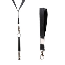 Rumyve Black Dog Training Whistle,Silent Stainless Steel Dog Recall Whistle,with Lanyard,Adjustable Ultrasonic Frequencies Control Devices for Puppy Training to Stop Barking Recall