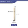 sourcing map 20 Pcs Small Tiny Nails 2.8mmx50mm(DXL) Tiny Brass
