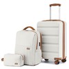 Kono Suitcase Set 3 Piece Luggage Set Carry On Travel