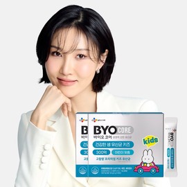 CJ Wellcare 바이오코어 건강한 생유산균 키즈 300억 60포 2개 Biocore Healthy Probiotics Kids 30 Billion 60 Packs 2 Units