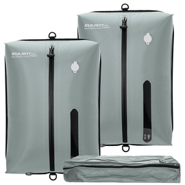 Bolsas de vacío reutilizables para viajes, bolsa de compresión al vacío profesional impermeable IPX8 con cremallera para maletas, mochilas, bolsas ahorradoras de espacio, organizadores de embalaje
