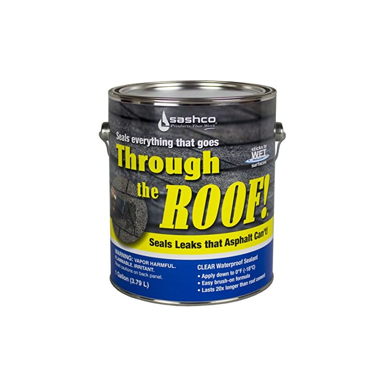 Sashco - 14004-2 Through The Roof Sealant, 1 Gallon Container,
