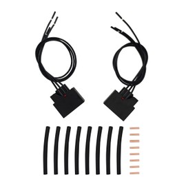 Micarun 2 pcs Front Turn Signal Light Connector Plug Wire Harness Fit for Jeep Wrangler JK 2007 2008 2009 2010 2011 2012 2013 2014 2015 2016 2017 2018 Replaced OE# 68065016AB