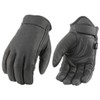 Milwaukee Leather MG7522 Men's Black Leather Waterproof Cruiser Motorcycle Hand