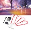 Christmas Candy Cane Lights 1 for 5 IP65 Waterproof 8