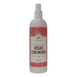 Productos Mart Mexico Tónico Facial Hidratante De Rosas Con Menta (500ml) 6 Pack