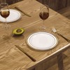 Newthinking Transparent PVC Table Cloth Wipe Clean Clear Tablecloth, Square