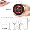 SEPTYK Firefighter Fire DEPT. Logo Rescue Pattern Coasters for Drinks