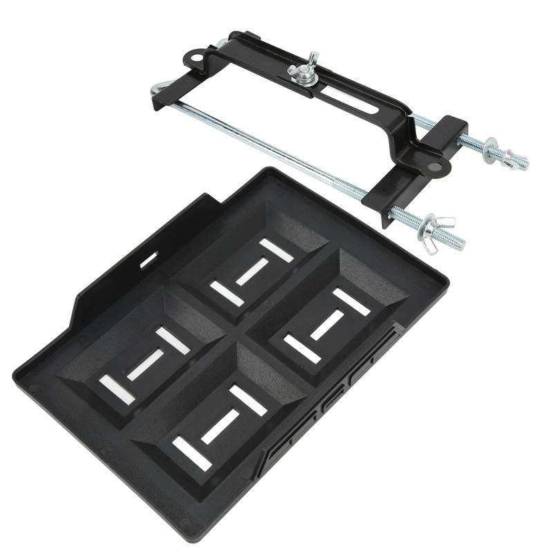 Heavy Duty Car Boat Battery Holder Hold Down Tray with