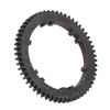 RC Gearbox Gear Black Smooth Rolling Increase Speed 57T Steel