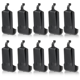 10 Pack Original Walkie Talkie Belt Clip Compatible with Two Way Radio WLN KD-C1 Retevis RT22 Zastone X6 LUITON LT-316 NKTECH NK-U1 Baofeng T20 Zeadio ZS-B1 TIDRADIO TD-M8 RADTEL RT-10 RADIODDITY R1