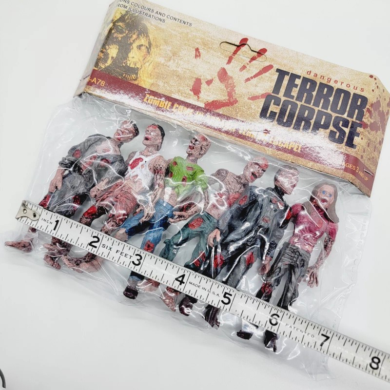 Terror Corpse Action Figure Pack Zombie Realistic Movable Joints New