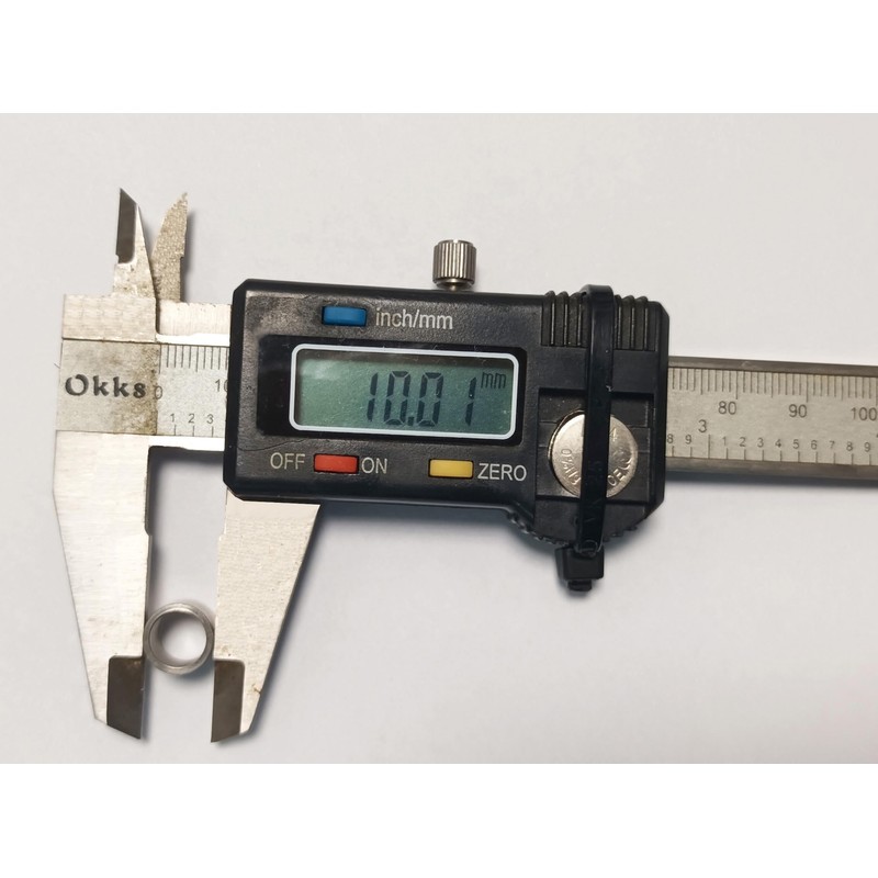 Dunn's titanium ferrules for snooker cues. Alloy TC4, threadless, easy