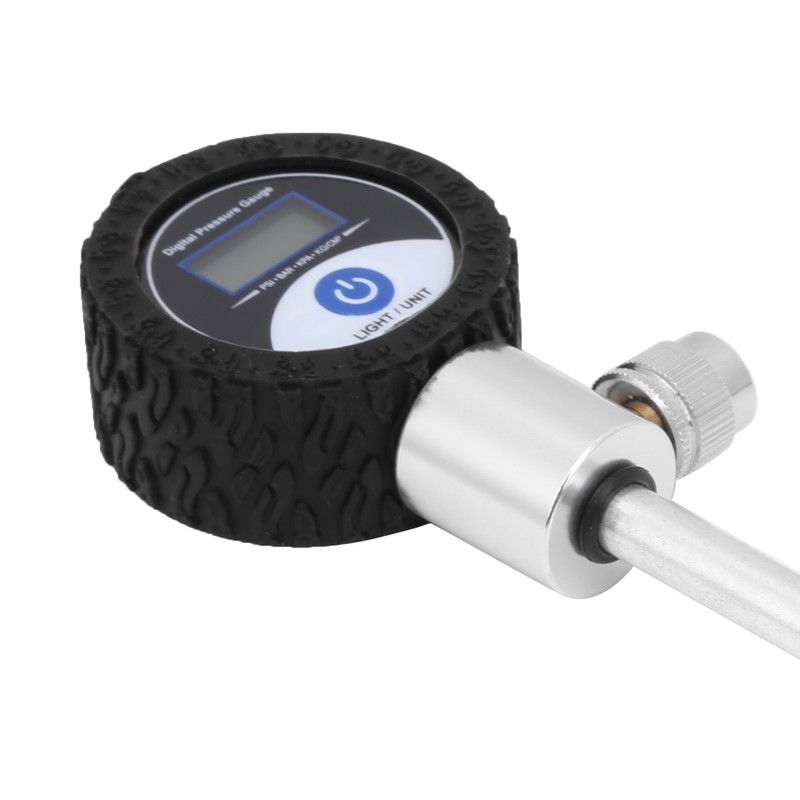 Portable Bicycle Air Pump Manual Tire Inflator 120PSI High Pressure