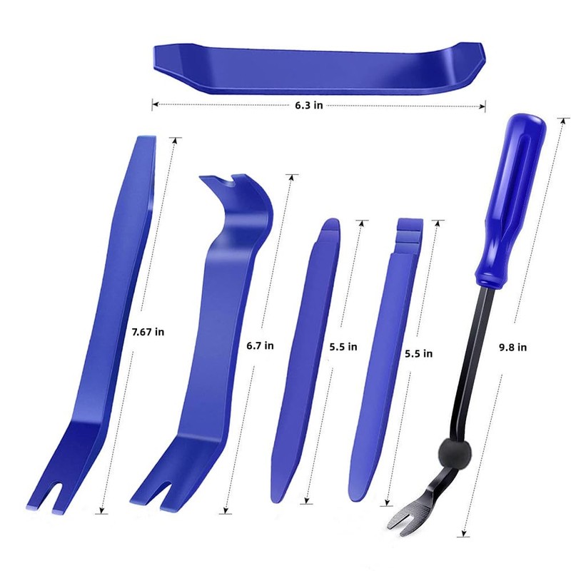 Sarmyarc Auto Trim Removal Tool Kit,6 Pcs Car Trim Removal