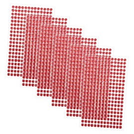 VILLFUL Craft Gem Stickers 6 Pack Rhinestone Jewelry Stickers for DIY Makeup Crafts Acrylic Gems
