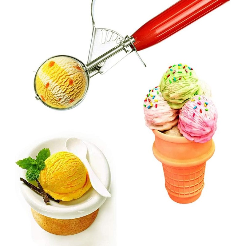 Cookie Scoops, Ice Cream Scoop Set, with Trigger, Baking Supplies,