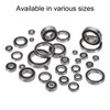 sourcing map 10pcs 687-2RS Bearing 7x14x5mm, Chrome Steel Double Rubber