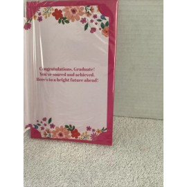 Viola NEW VOiLa Graduation Card - Graduate Go Out And Do Amazing Things! Sealed