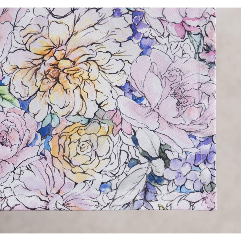 Maison d' Hermine Spring/Summer Table Runner, 100% Cotton, Decorative, Washable
