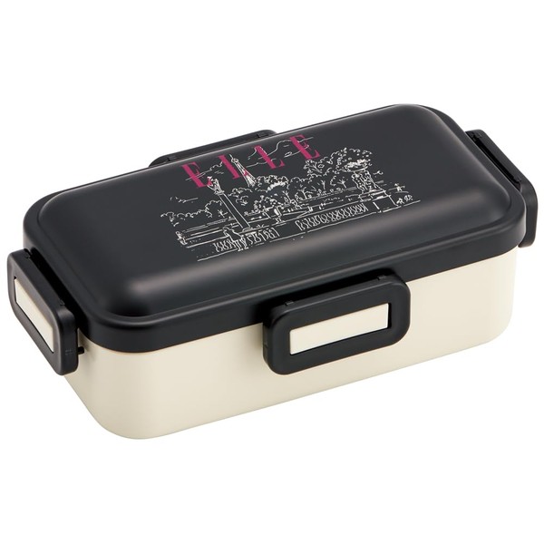 Skater PFLB6AG-A ELLE Lunch Box, 18.9 fl oz (530 ml), Antibacterial, Fluffy, Domed Lid, For Women, Made in Japan