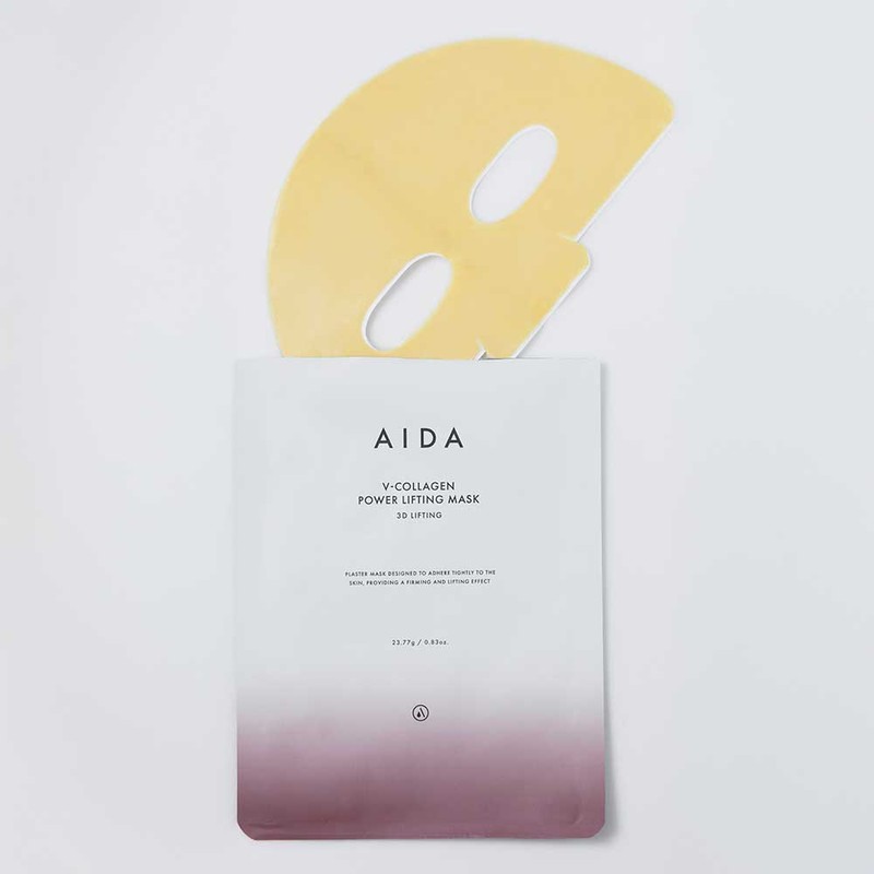 Aida Cosmetic Collagen Elasticity Care Set (4 V Lifting Masks