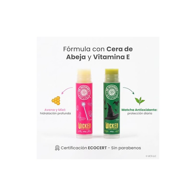 Bálsamos Labiales Wicked - Avena Y Matcha 4.5g