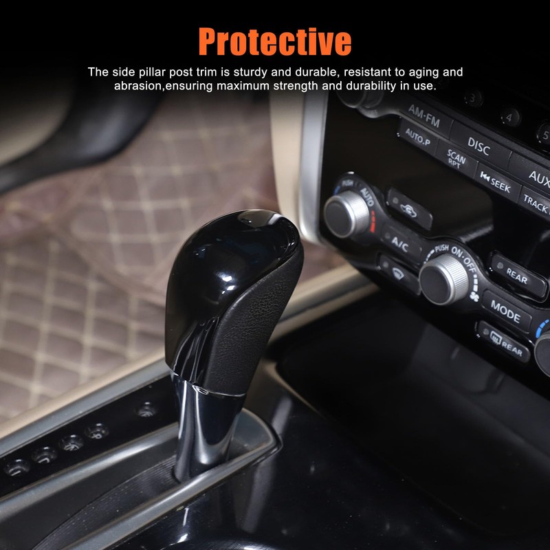 Heutamo Gear Shift Knob Cover Trim Protector Compatible with Nissan