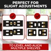 Set of 4 Floating Shelf Brackets Heavy Duty (1/4 inch