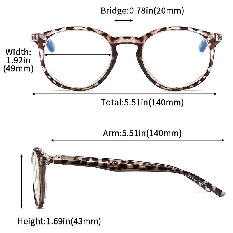 Suertree Blaulicht Brille Blaulichtfilter Lesebrille Federscharnier Computerbrille Anti Ermüdung Brille
