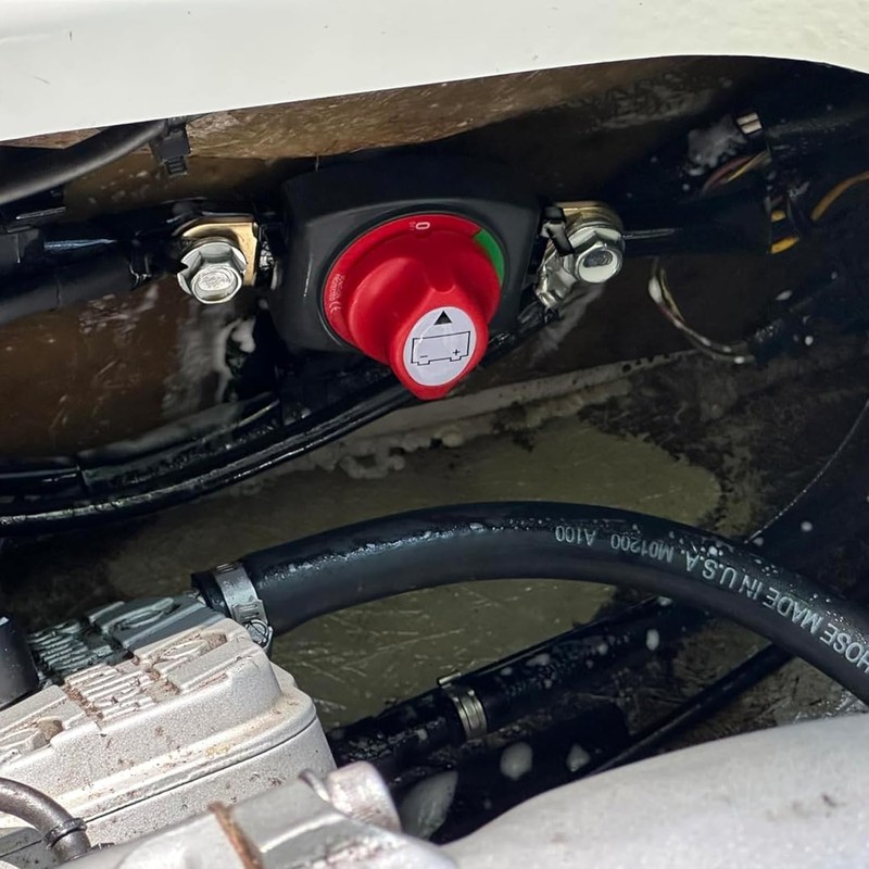 Ampper Side Post Battery Disconnect Switch 12V - 48V, Marine