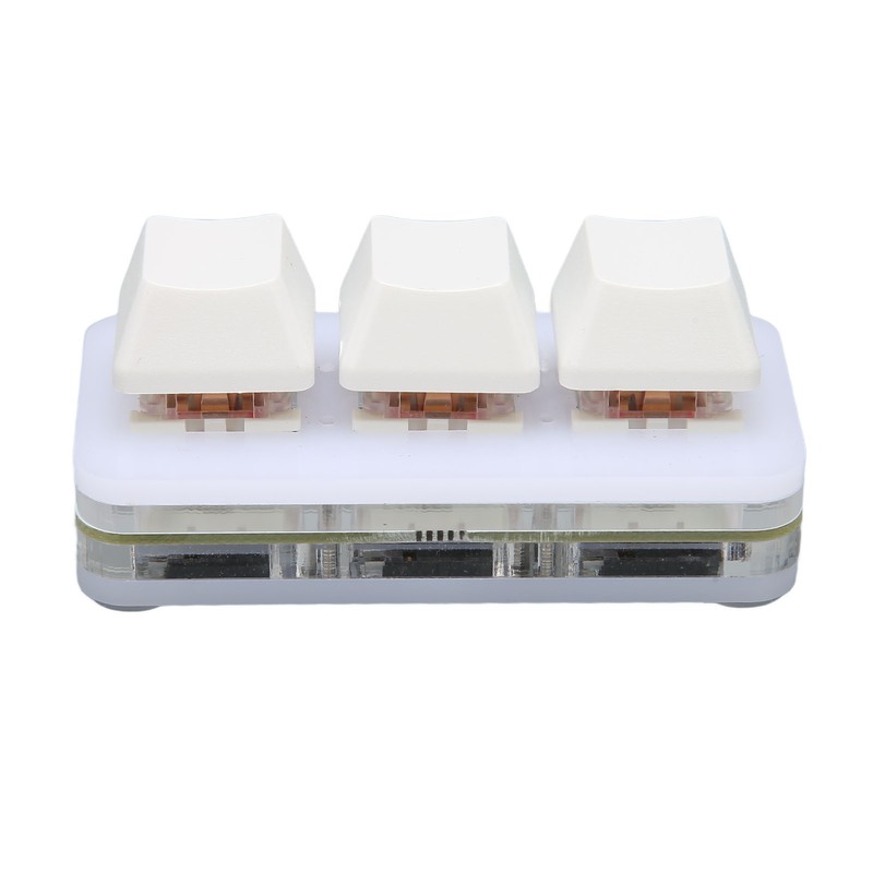USB 3 Key Mini Keypad RGB LED Backlight Supports Hot