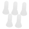 5pcs Soft Silicone Face Mask Applicator Brush Set Portable Short Handle Facial Spatula for Clay Masks Eye Creams Lotions for Beauty Enthusiasts