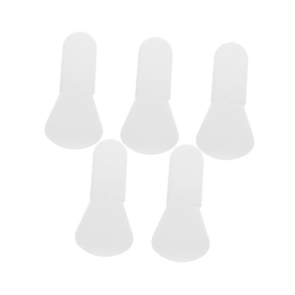 5pcs Soft Silicone Face Mask Applicator Brush Set Portable Short