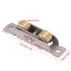 4 Piece Sliding Door Tandem Roller Assembly Stainless Steel Copper