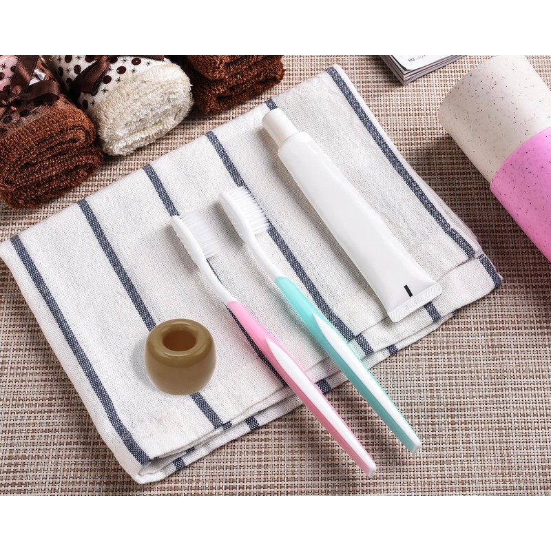 ONLYKXY 1pcs Mini Ceramic Toothbrush Base Holder Single Stand Ring