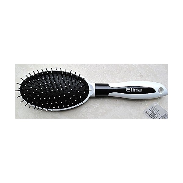 Osma Elina 42783 Luxury Wellness Hair Brush Black/White Oval