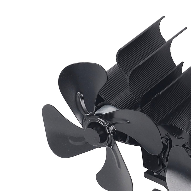 Wood Stove Fan Heat Powered 8 Blades Stove Fan Self