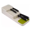 Luxury Organizador De Cuchillos Cajón 9 Cuchillos 2 Niveles Blanco