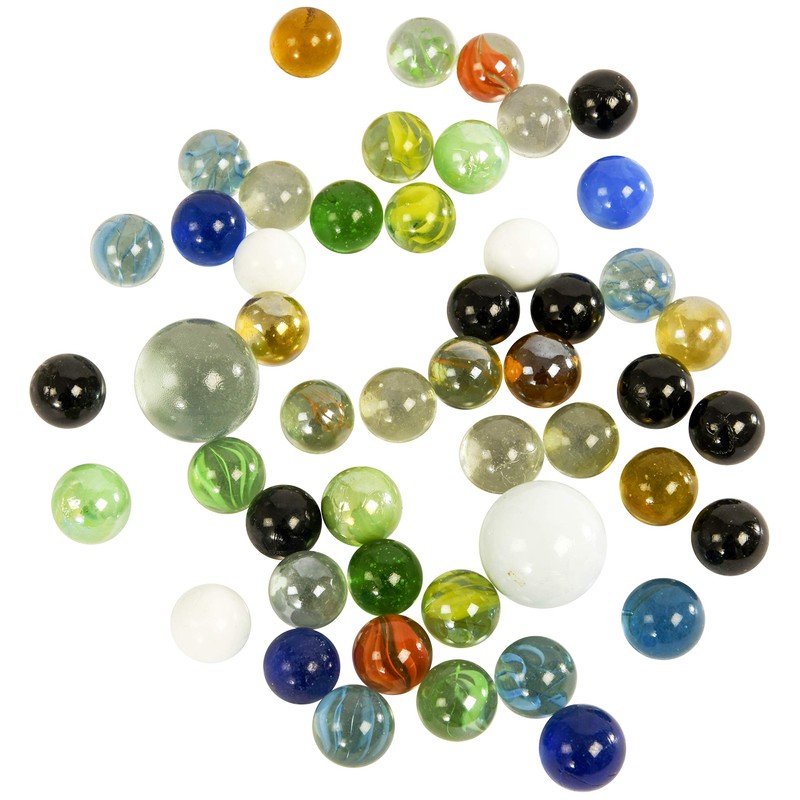 HTI Toys Classic Metallic Pack of 50 Marbles